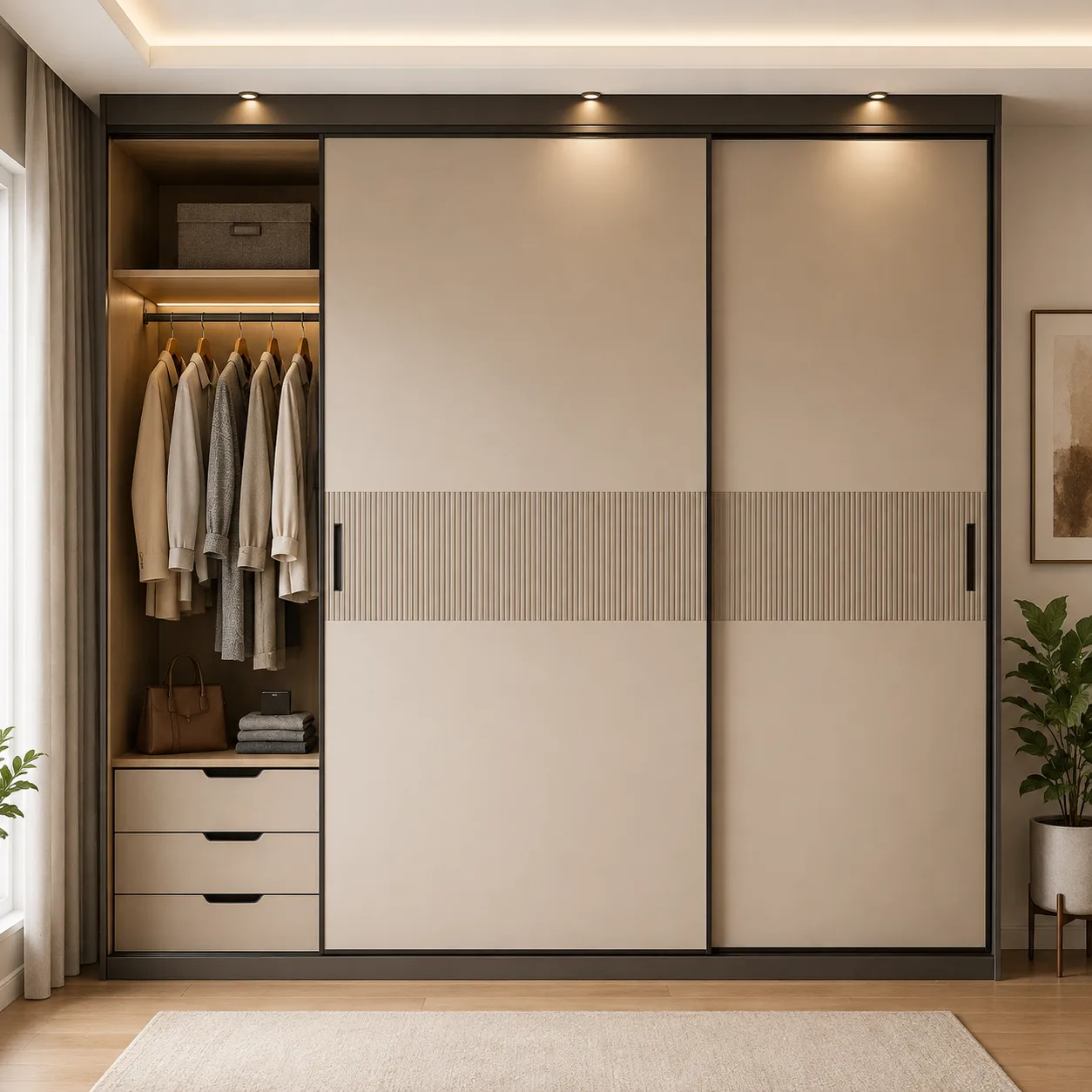 Sliding door wardrobe